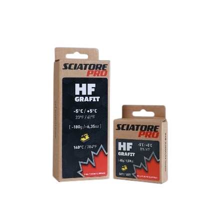 Парафин SCIATORE PRO HF GRAFIT (черный) -5/+5°C (45гр)