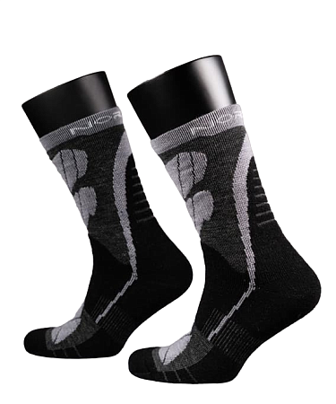 Носки NORDSKI WOOL Black/Grey 